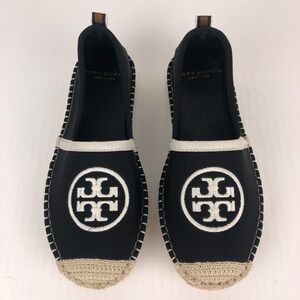 Tory Burch Black and White Espadrilles Sea star Beachwear